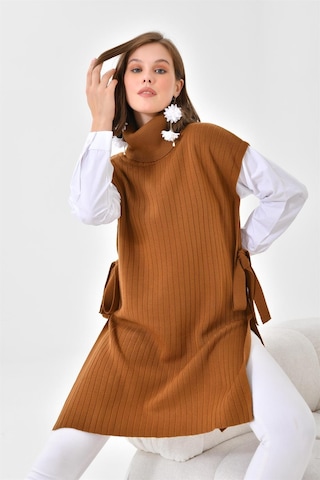 Ftz Women Kadın Gömlek Kol Tunik Taba 21-6059-taba Taba
