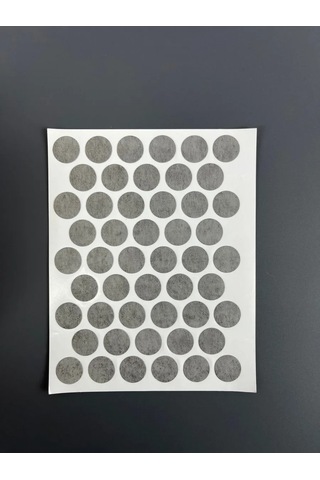 Mebel'naa Furnitura Mystery Mobilya İçin Kendinden Yapışkanlı Tıpa D-14 Mm 50 Adet 399093365 Gri