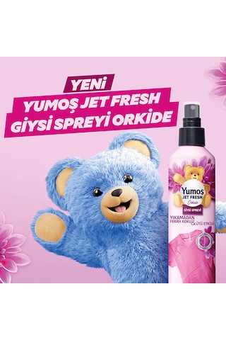 Yumoş Jet Fresh Giysi Spreyi Orkide 2 x 200 ML