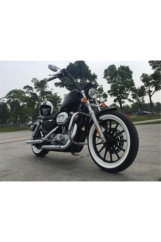 Atlas Motor 10 Jant Motosiklet Lastik Yanağı Beyaz 2Adet Yanak