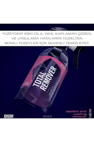 Gyeon Q²m Total Remover Wax Cila Çözücü Koruma Sökücü 500 Ml