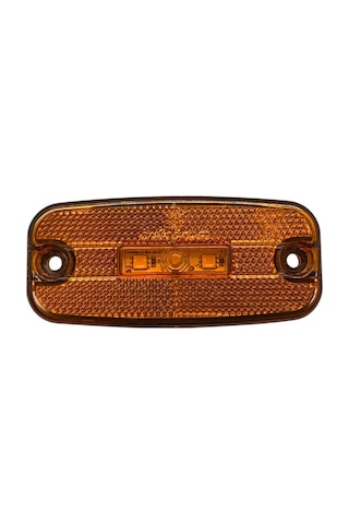 24v Dorse Yan Sinyal Lamba Side Marker 3 Ledli Dışa Bağlantı Oval 110 50 Mm 32591396