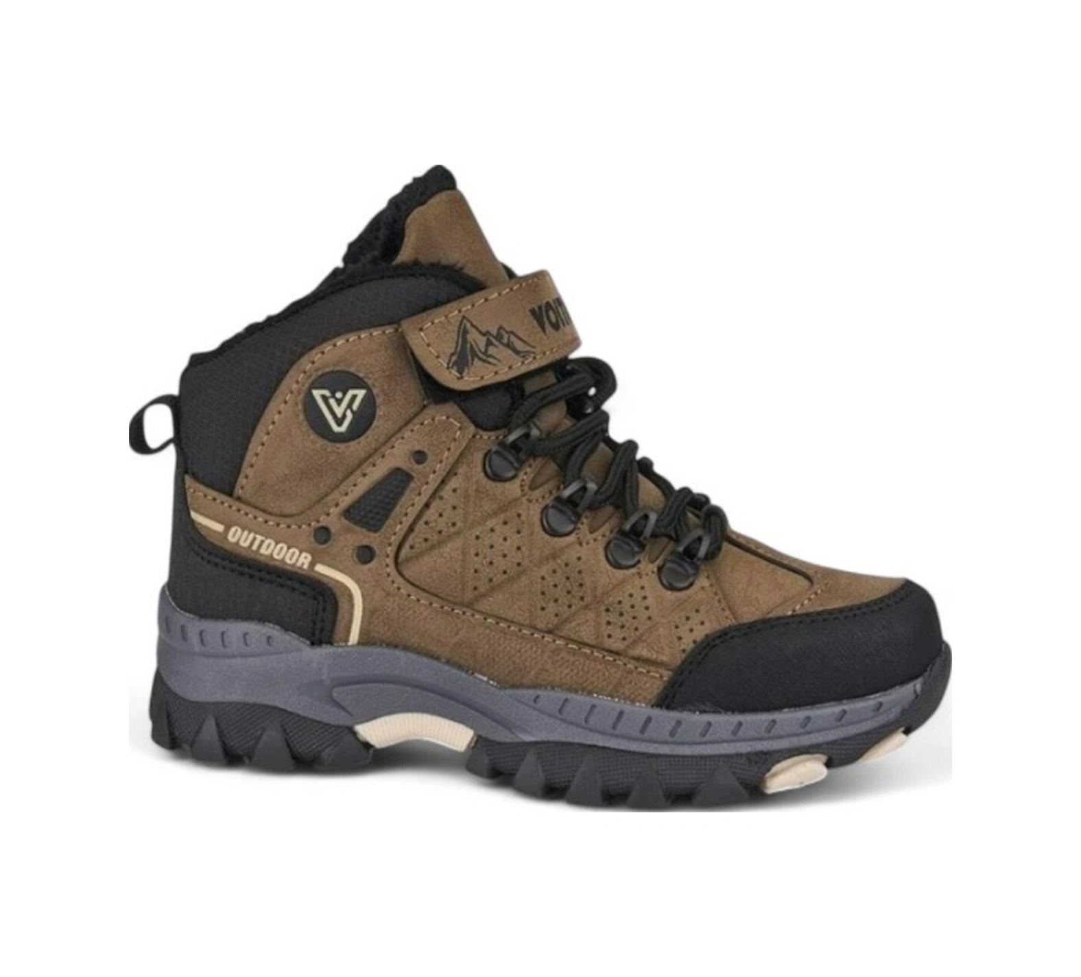 Unisex Çocuk Füme 0rtopedik Bot Kahve