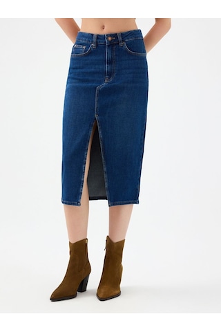 LOFT Slim Fit Kadın Etek Lf2041125 Q1.v1 Denim