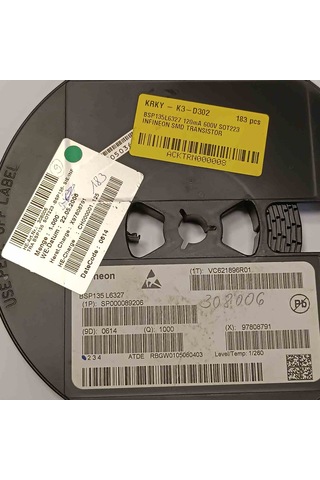 Bsp135l6327 120ma 600v Sot223 Infıneon Transistör 20 Adet