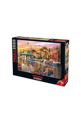Anatolian 3000 Parça Puzzle Limanda Günbatımı