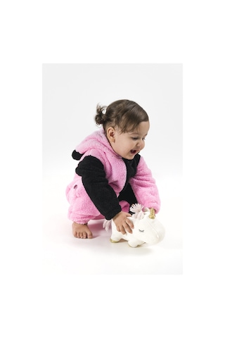 Welsoft Peluş Unisex Fermuarlı Kışlık Bebek Uyku Tulumu