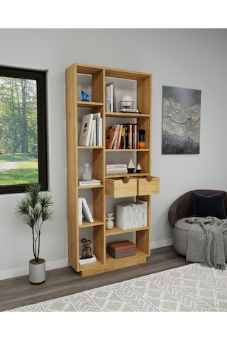 Arnetti Luma 10 Raflı Dolaplı Kitaplık Safirmeşe