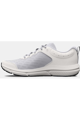 Under Armour Erkek Charged Assert 10 Koşu Ayakkabısı 3026175-104 Beyaz - Siyah
