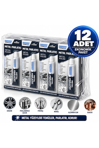 12 Adet Metal Parlatıcı 40gr 5250gok134575
