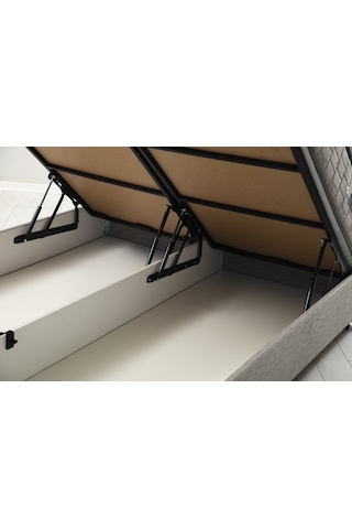 140x200 Vitalia Baza Başlık Seti - Açık Gri