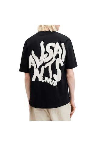 Barlashive Erkek Tişört Baskılı Oversize Kısa Kol T-shirt - Siyah Çok Renkli
