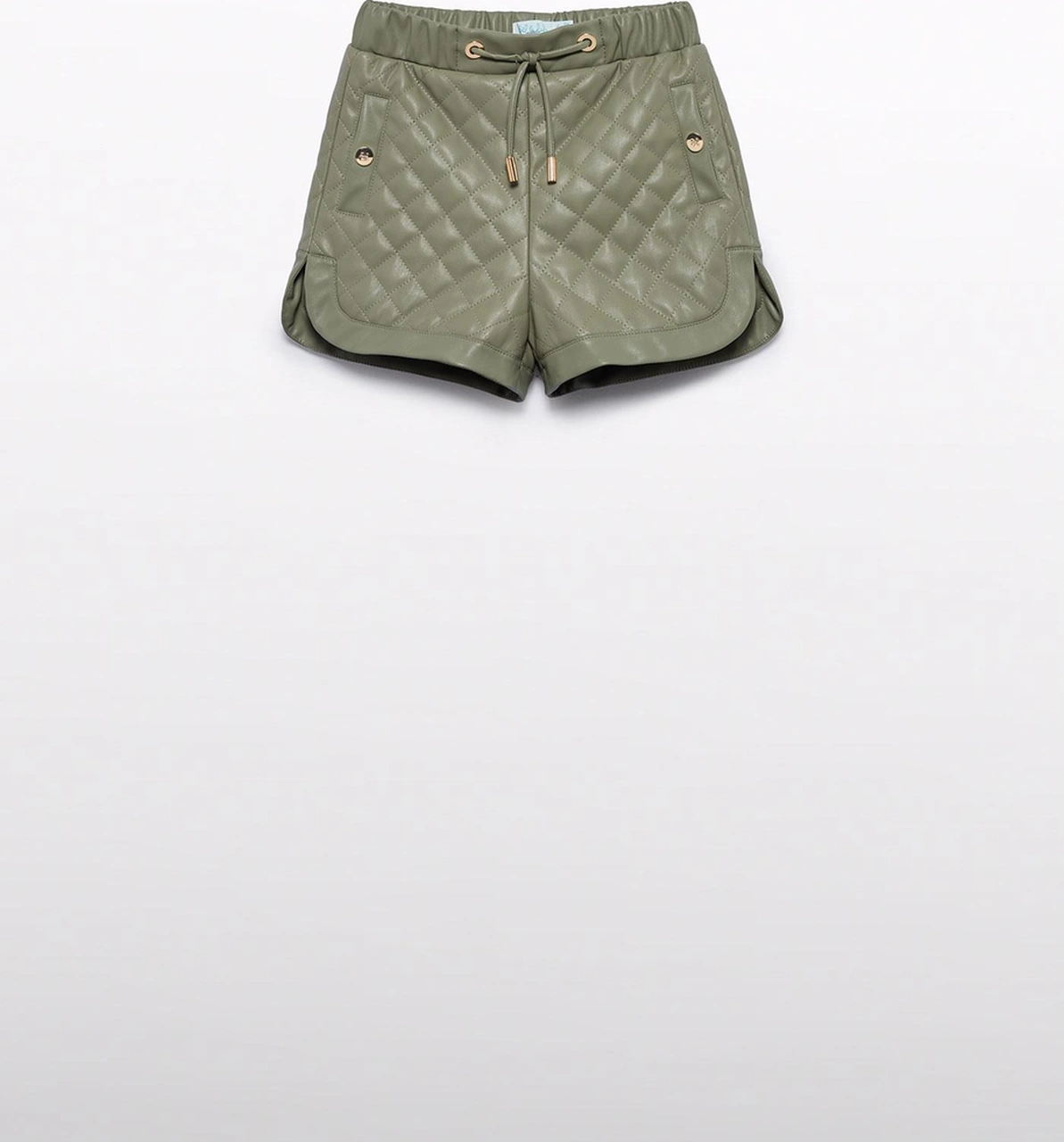 Mayoral Abel&lula Kız Çocuk Deri Şort Yeşil