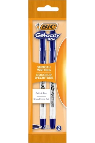 Bıg Bıc Gel-ocity Stick 0,5mm Mavi 2'li Jel Kalem Seti 257232068 Mavi
