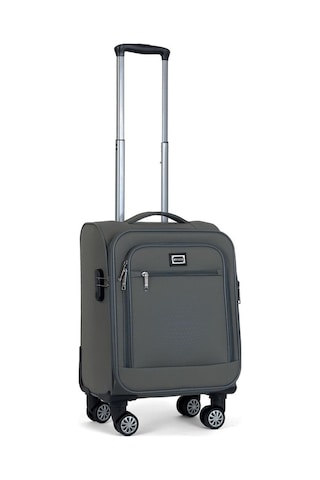 Reymond Luggage Kumaş Yüzeyli Oasis Serisi Seyahat Valizi, Kabin Boy - Gri
