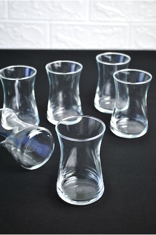 12 Parça Paşabahçe Heybeli Çay Bardağı Ve Rexy Çay Tabağı- Çay Ta