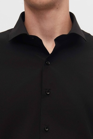D's Damat Slim Fit Italyan Yaka Erkek Gömlek - Siyah