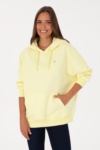 U.S. Polo Assn. U.s. Polo Assn. Kadın Sarı Sweatshirt 50313567-vr044