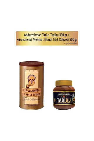 Abdurrahman Tatlıcı Tadıbu 330 G + Kurukahveci Mehmet Efendi Türk Kahvesi 500 G