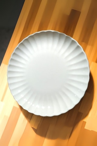 Kütahya Porselen Bone Luz Form Pasta Takımı 6 Parça 21cm Beyaz Bnlzf21dus600 Beyaz