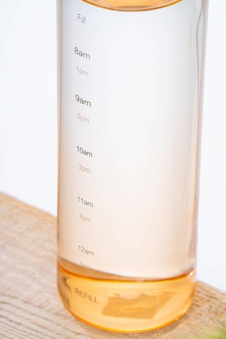 Acar Pury Turuncu Cam Su Matarası - 500 Ml Turuncu