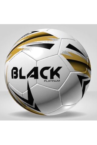 Black Platinum Futbol Topu Beyaz