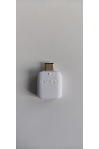 Samsung Uyumlu Typc-e To Usb Otg Dönüştürücü Beyaz Gh96-12489a