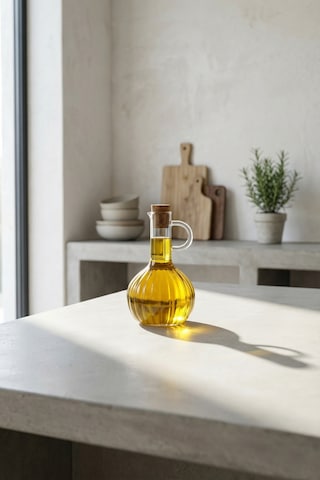 Arlina Akasya Kapaklı Cam Yağdanlık - 250 Ml Şeffaf