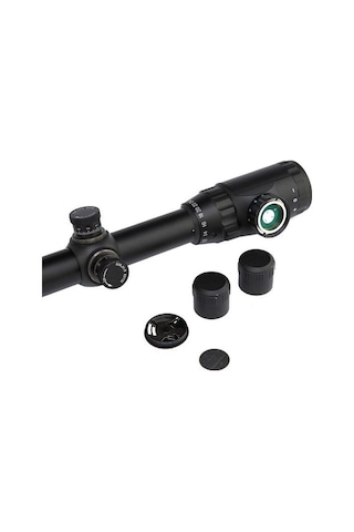 6-24x50 Aoe Av Dürbünü Çift Işık Kırmızı Yeşil Kaynaklı Zoomlu Renkli