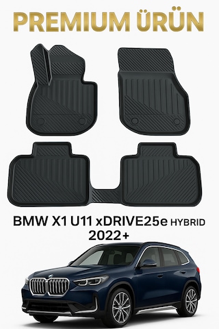 Bmw X1 U11 Hybrid 2022+ Uyumlu 3d Oto Paspas Premium