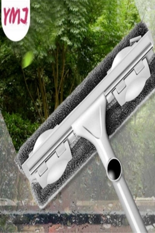 Bükülür Paletli Oynar Başlıklı Camsil Çekçek Cam Silme Aparatı Gri