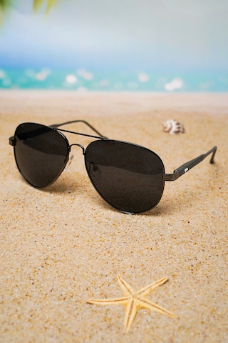 Di Caprio Dc4014gun Damla Model Aviator Polarize Camlı Erkek Güneş Gözlüğü Füme