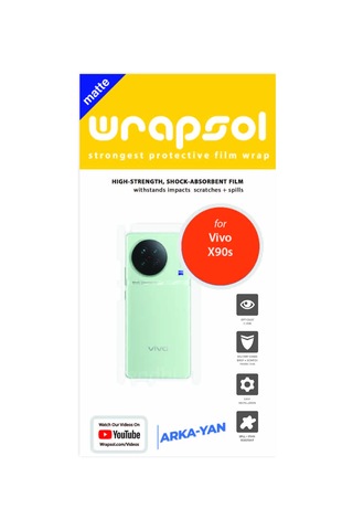 Vivo X90s Mat Arka Ve Yan Kaplama Koruyucu Film