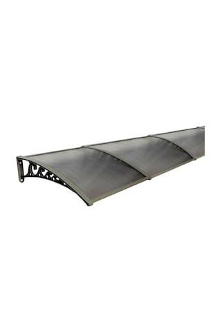 Pratik Sundurma Kapı Pencere Üstü 100x600 Cm Bronz 6 Mm Levhalı Bronz