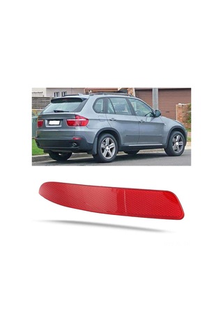 Lemestar Bmw X5 E70 2007-2013 Sol Tampon Reflektörü - 63217158949, Yüksek Kaliteli Abs, Direk Değişim, Dayanıklı Kırılmaz Yapı