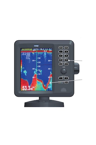 Onwa K Fi̇sh 7 600 Watt Balık Bulucu Hari̇ci̇ Ekran Çikişli