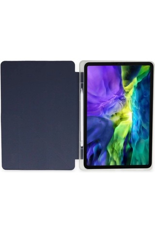 Huawei Matepad Se Kılıf Kalemlikli Mars Tablet Kılıfı - Lacivert Arka Kapak