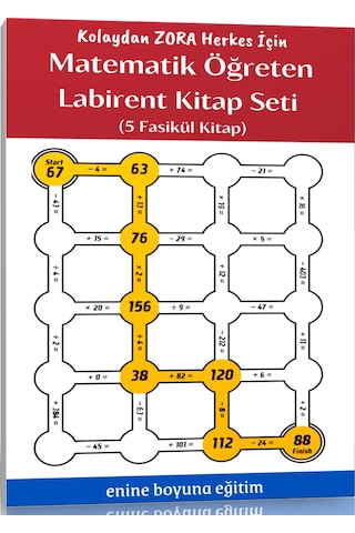 Matematik Öğreten Labirent Kitap Seti (5 Fasikül Kitap)