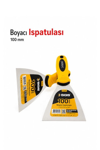 Spatula 10 Cm Boyacı Sıvacı Ispatulası Paslanmaz Çelik 1 Adet