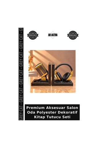 Premium Aksesuar Salon Oda Polyester Dekoratif Kitap Tutucu Seti