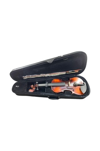 Longa 4/4 Tam Boy Mat Kaliteli Öğrenci Kemanı Kod4458