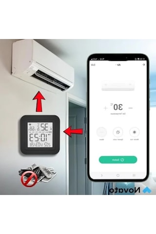 Ekranlı Ve Sensörlü Wifi Ir Kumanda, Akıllı Kontrol Sistemi .