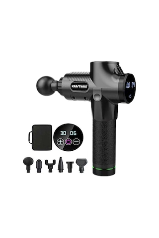 Kraft Hart Masaj Tabancası Sporcu Aleti 30 Hız Ayarlı 24v Siyah Çok Renkli