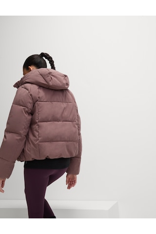 Marks & Spencer Stormwear Kapüşonlu Kısa Puffer Ceket Kahverengi