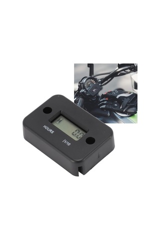 Maoyaya Yüksek Hassasiyetli Mini Motor Saati & Devir Sayacı - Suya Dayanıklı Lcd Ekran, Pratik Uygulamalar İçin