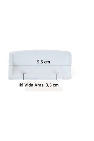 Sineklik Montaj Seti 2 Adet Tutamak, 2 Adet Çıt Çıt, 4 Adet Menteşe, 2 Adet Kol 10 Parça 00-40x00-40