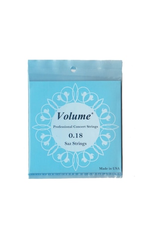 Volume 0.18 Profesyonel Kısa Sap Bağlama Teli Topuzlu Volume 0.18 Profesyonel Kısa Sap Bağlama Teli Topuzlu