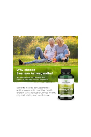Swanson Ashvagandha 450 Mg 100 Kapsül