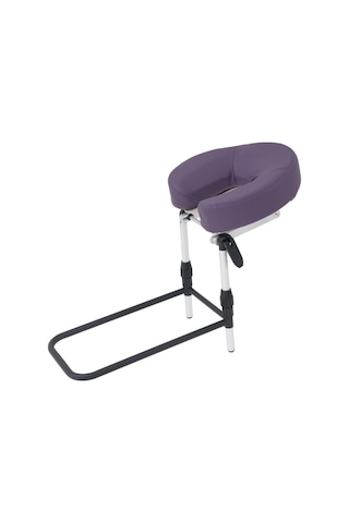 Tıshıta Ev Yatak Üstü Masaj Seti Yüz Yastığı Masaj Kafalık Pedi Yüksekliği Ayarlanabilir Yatma Yüzeyi Göz Cerrahisi İçin Pu'dan Yapılmış Ergonomik Ped, Mor