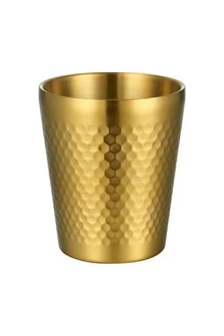 Sones 260ml 304 Paslanmaz Çelik Çekiç Kupa Kalınlaştırılmış Çift Katmanlı Restoran Çay Fincanları